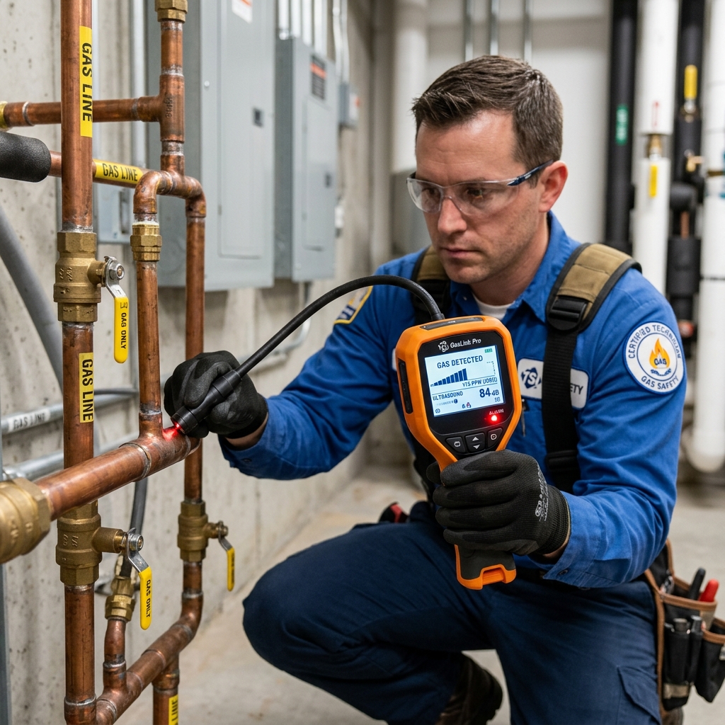 Detección Electrónica de Fugas de Gas